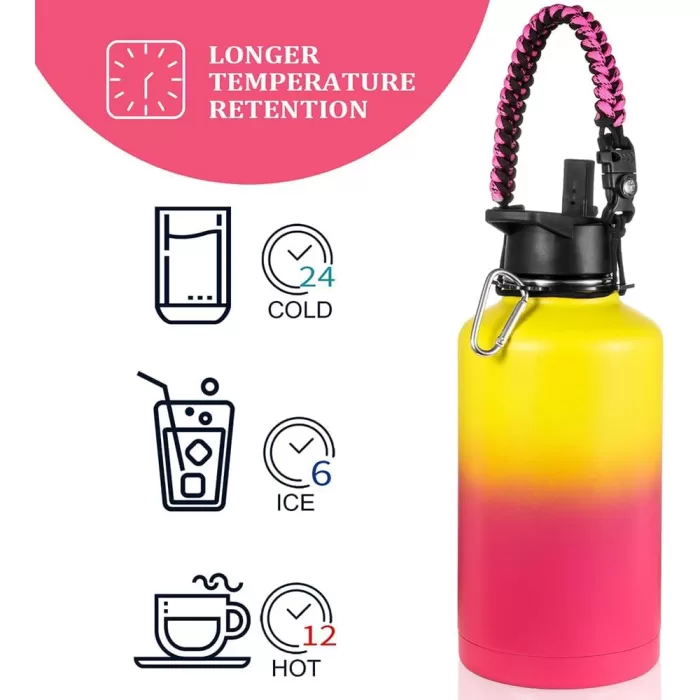 Half Gallon Insulated Water Bottle